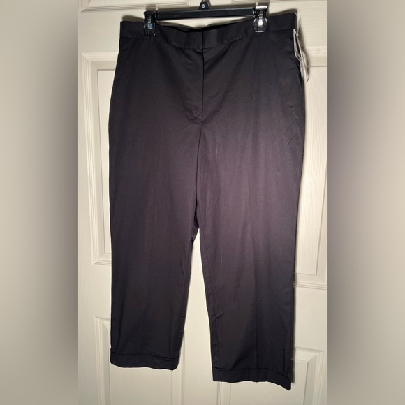 NWT! Lauren by Ralph Lauren women’s size 14 black slacks - Picture 1 of 9